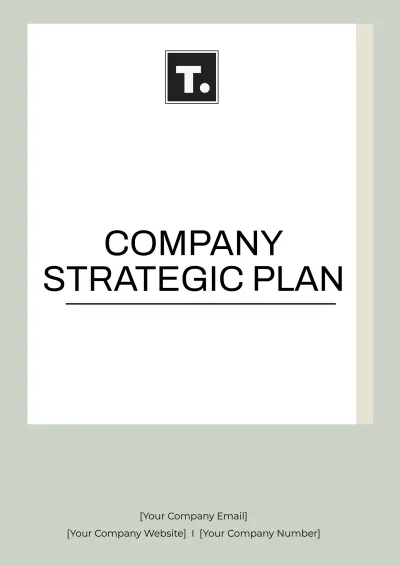 Free Company Strategic Plan Template to Edit Online