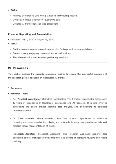 Free Research Work Plan Template to Edit Online