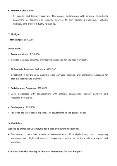 Free Research Work Plan Template to Edit Online