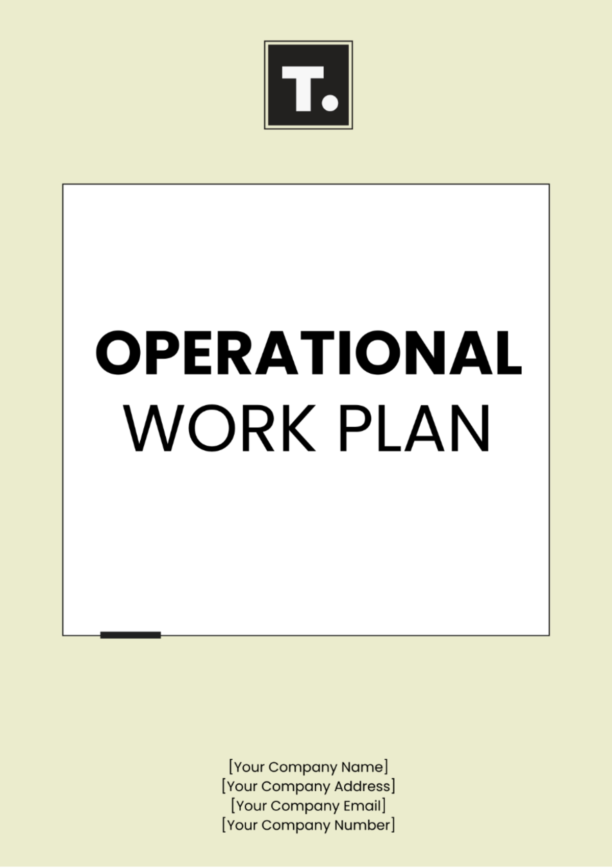 Operational Work Plan Template - Edit Online & Download