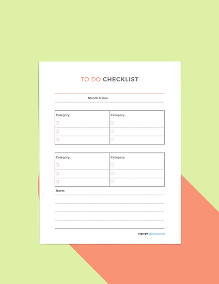 Simple Goal planner template