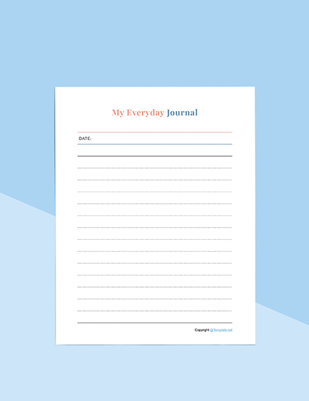Free Editable Journal Planner Word Pages Google Docs