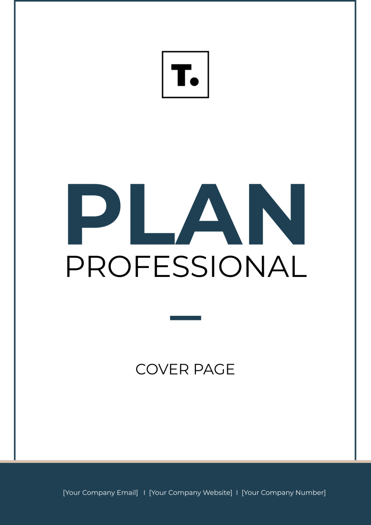Plan Professional Cover Page