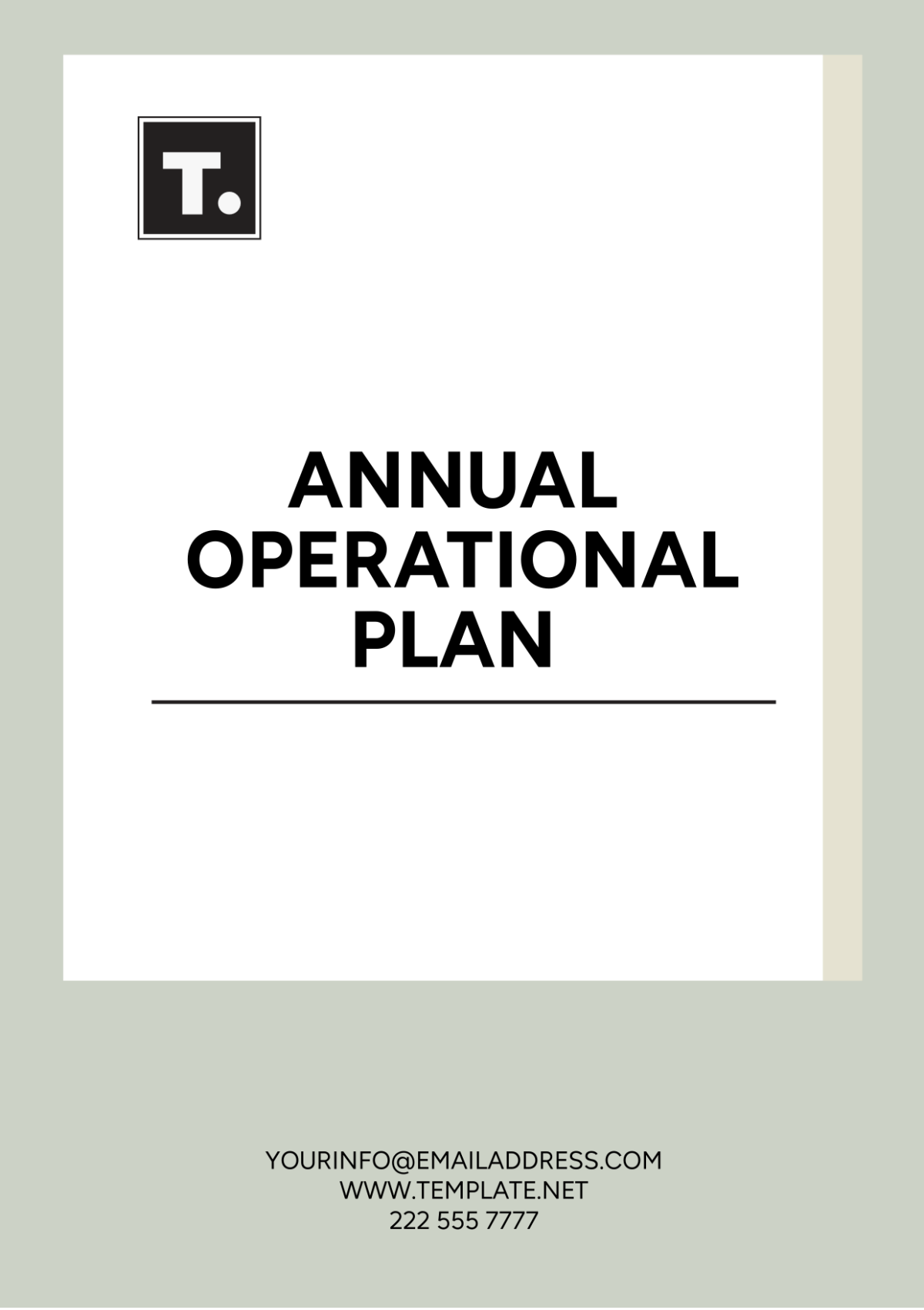 Free Annual Operational Plan Template