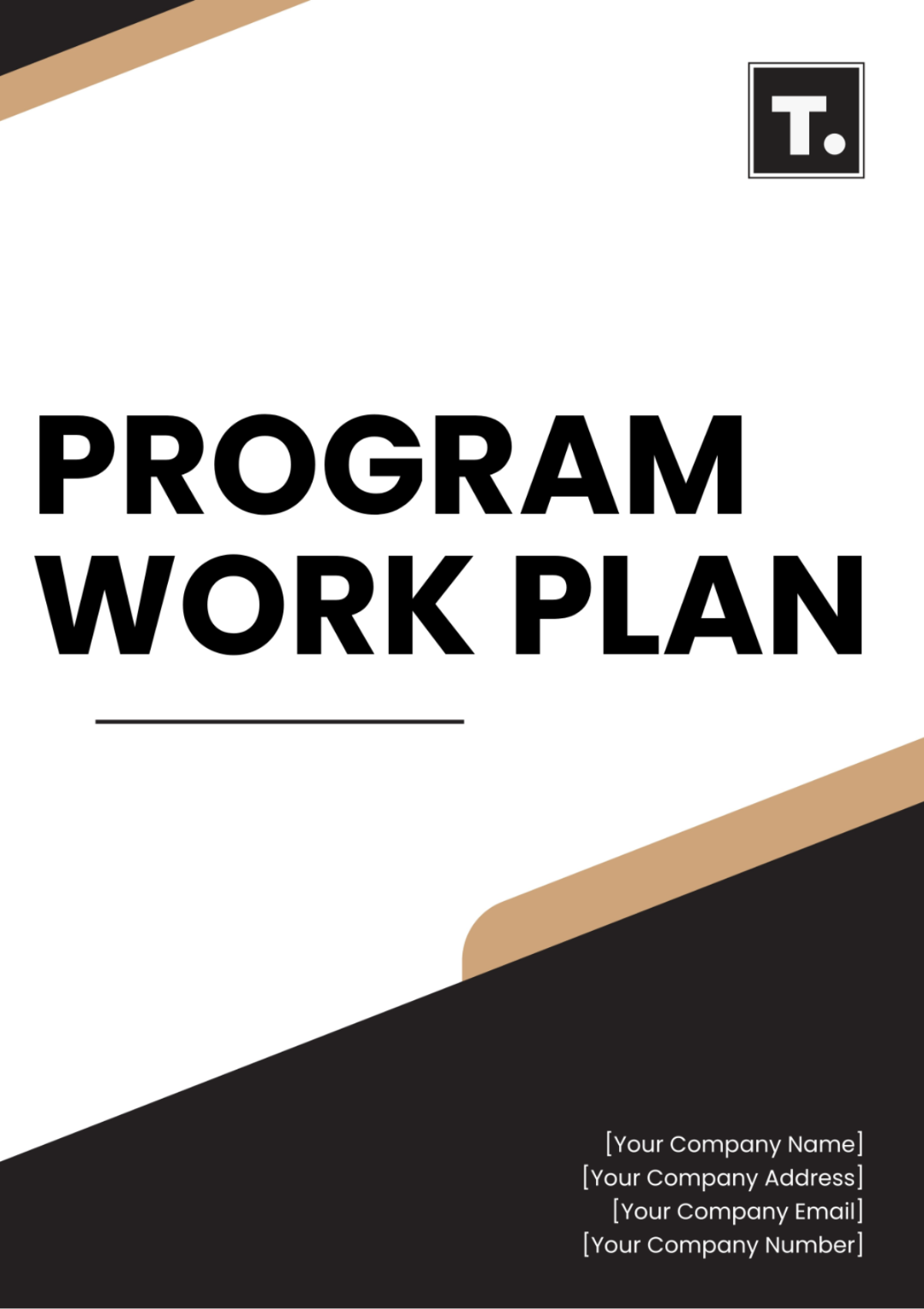 Free Program Work Plan Template