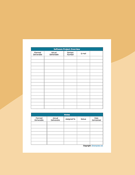 Simple Software planner project notes