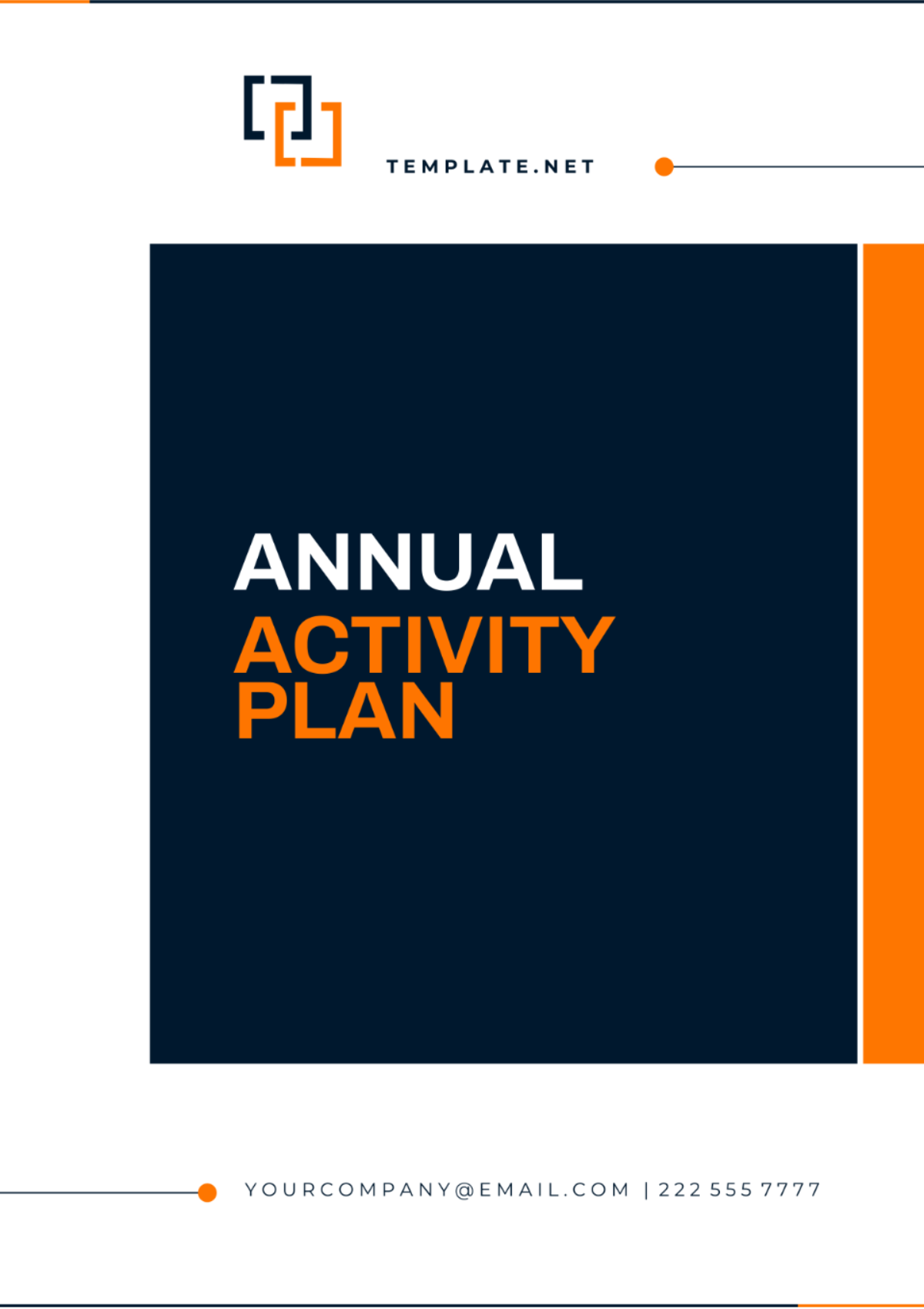 Free Annual Activity Plan Template