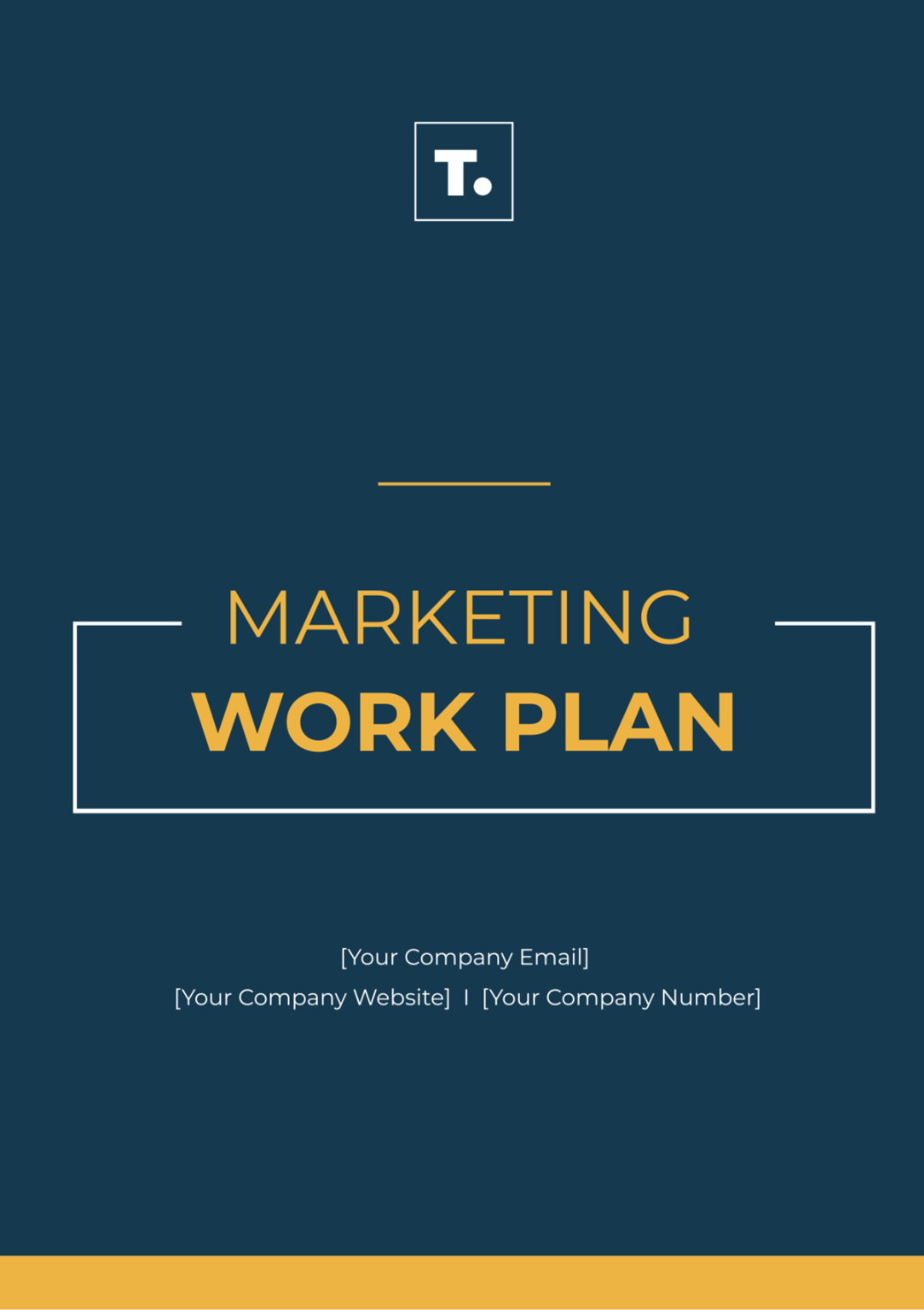 Free Marketing Work Plan Template
