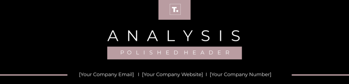 Free Analysis Polished Header Template