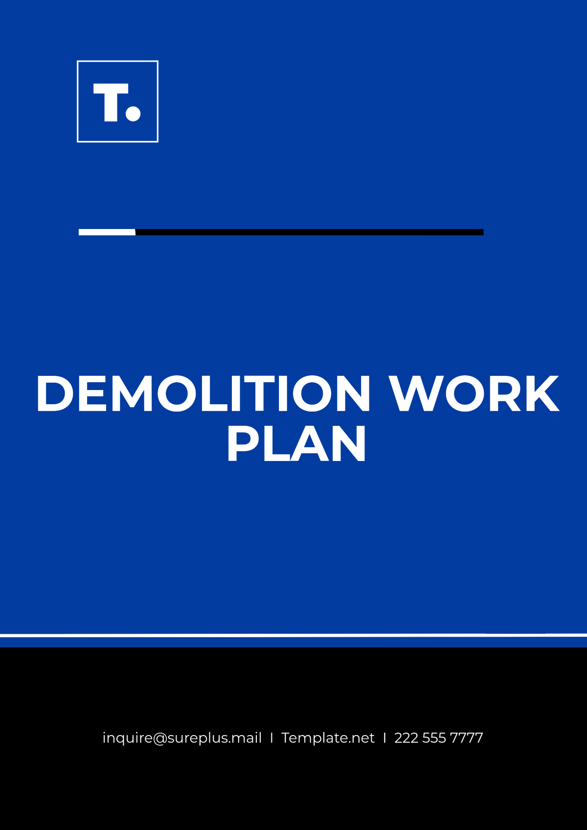 Demolition Work Plan Template - Edit Online & Download