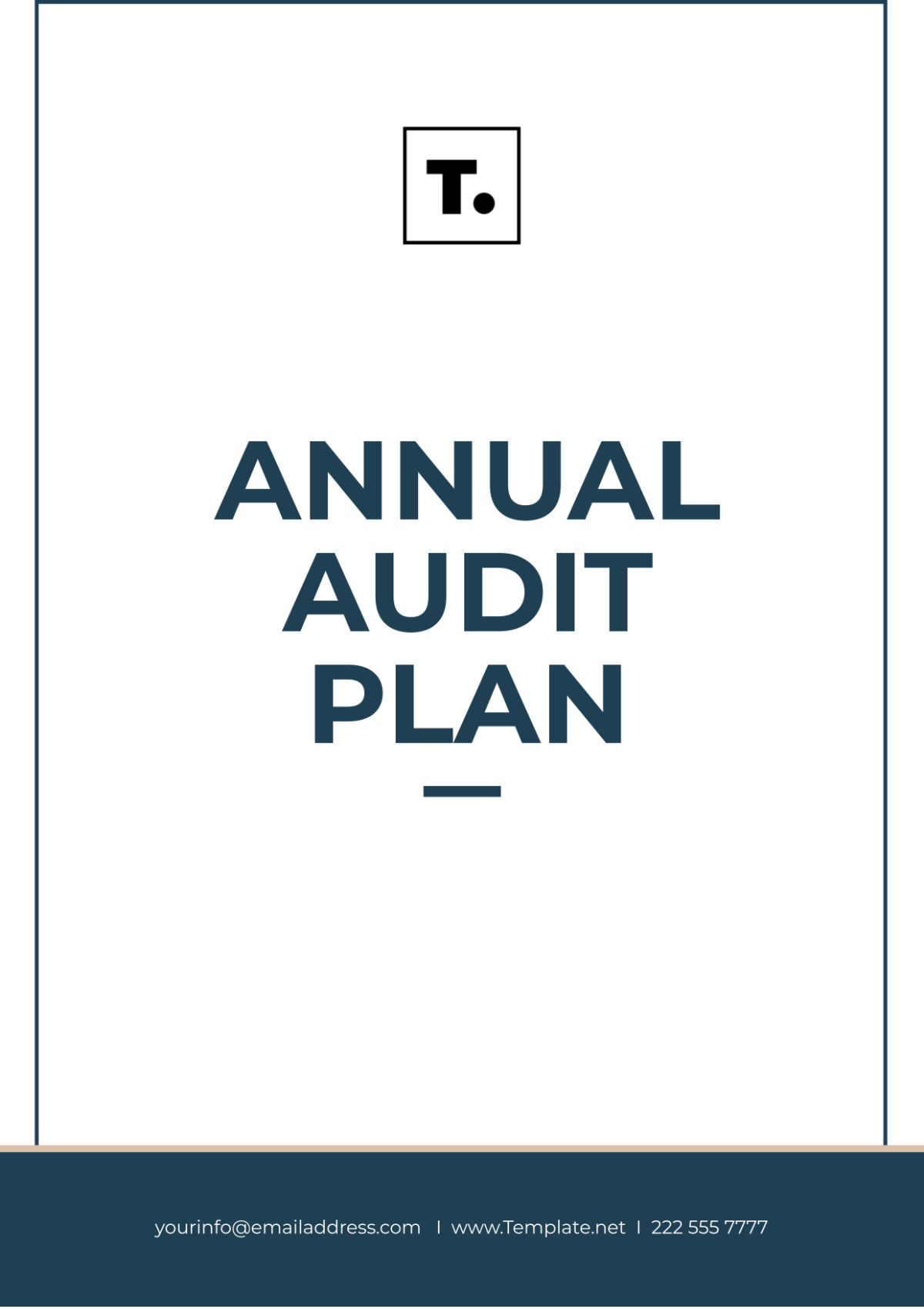 Free Annual Audit Plan Template