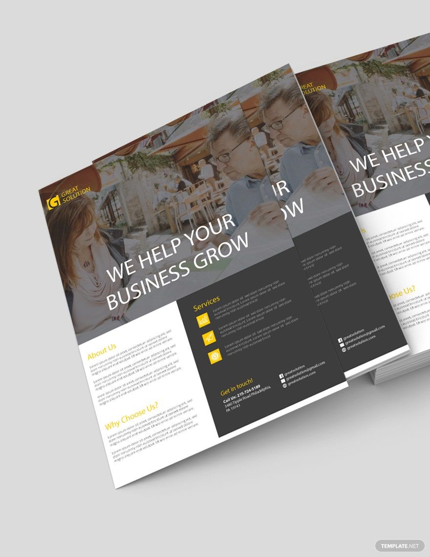 Corporate Strategy Flyer Template