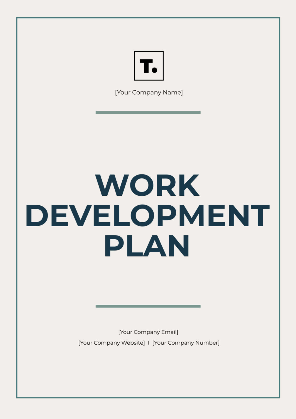 Work Development Plan Template - Edit Online & Download