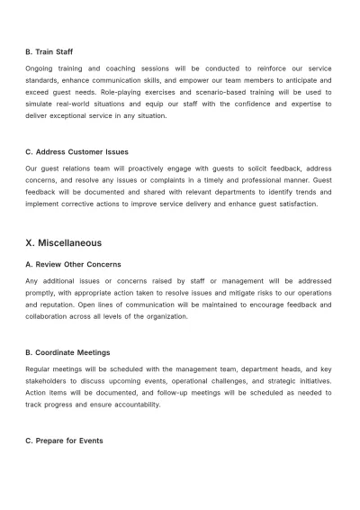 Free Restaurant Weekly Plan Template to Edit Online