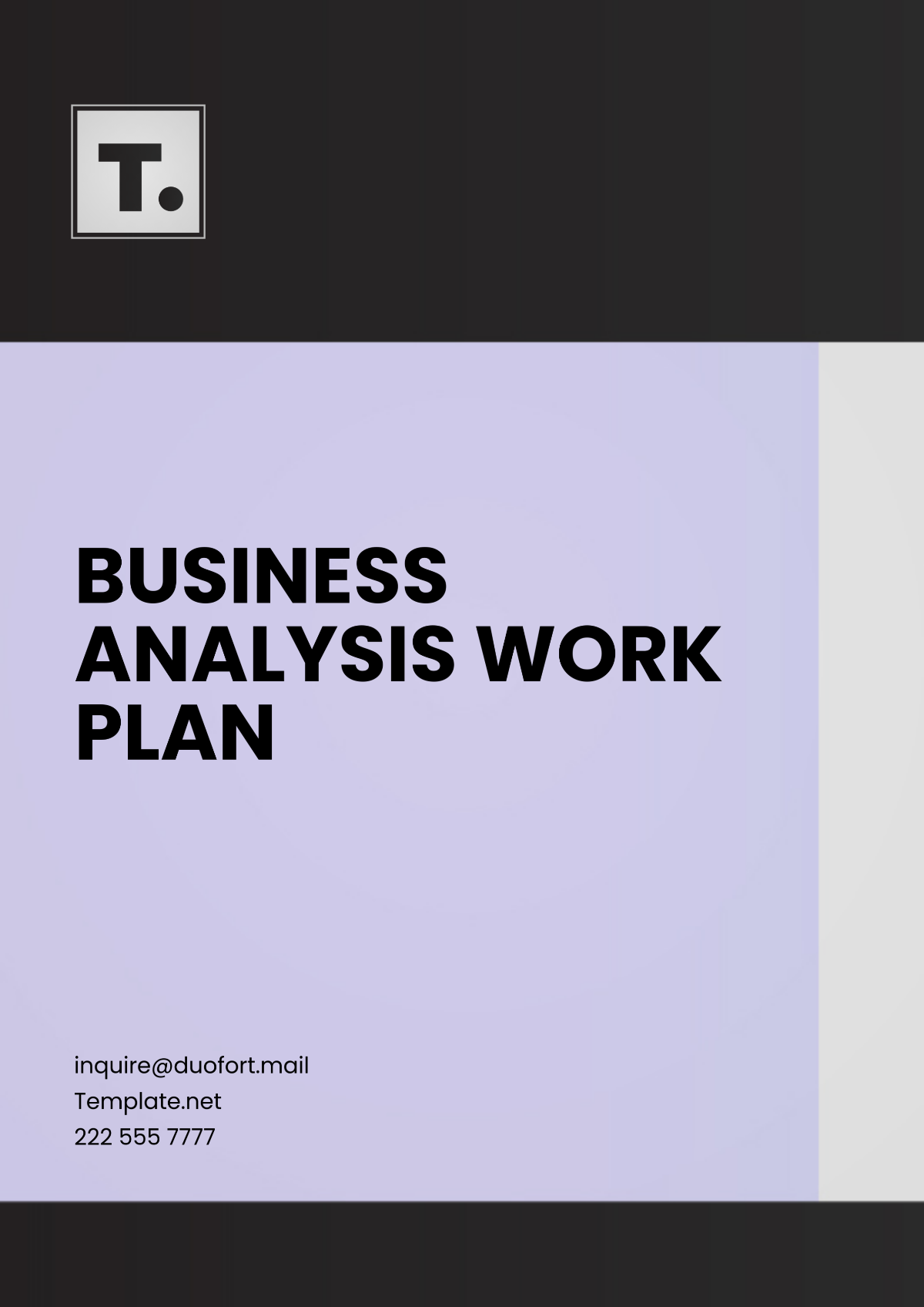 Business Analysis Work Plan Template - Edit Online & Download