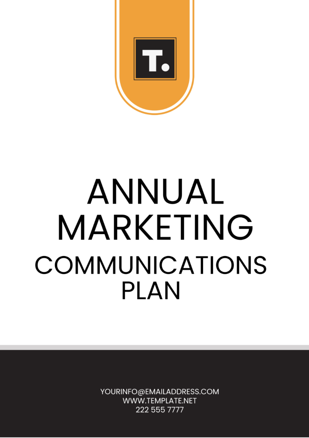 Free Annual Marketing Communications Plan Template