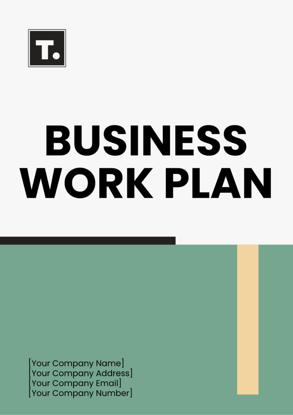 Free Business Work Plan Template