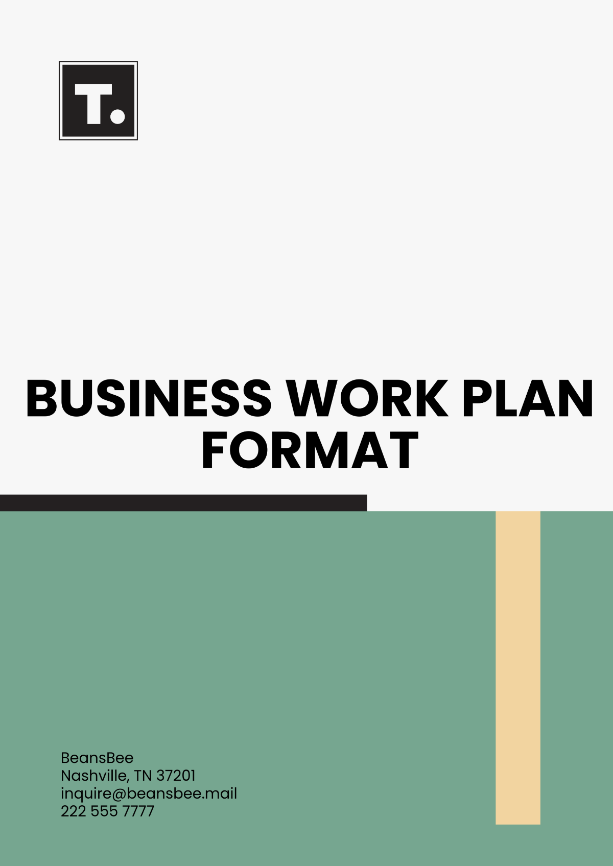 Business Work Plan Format Template - Edit Online & Download