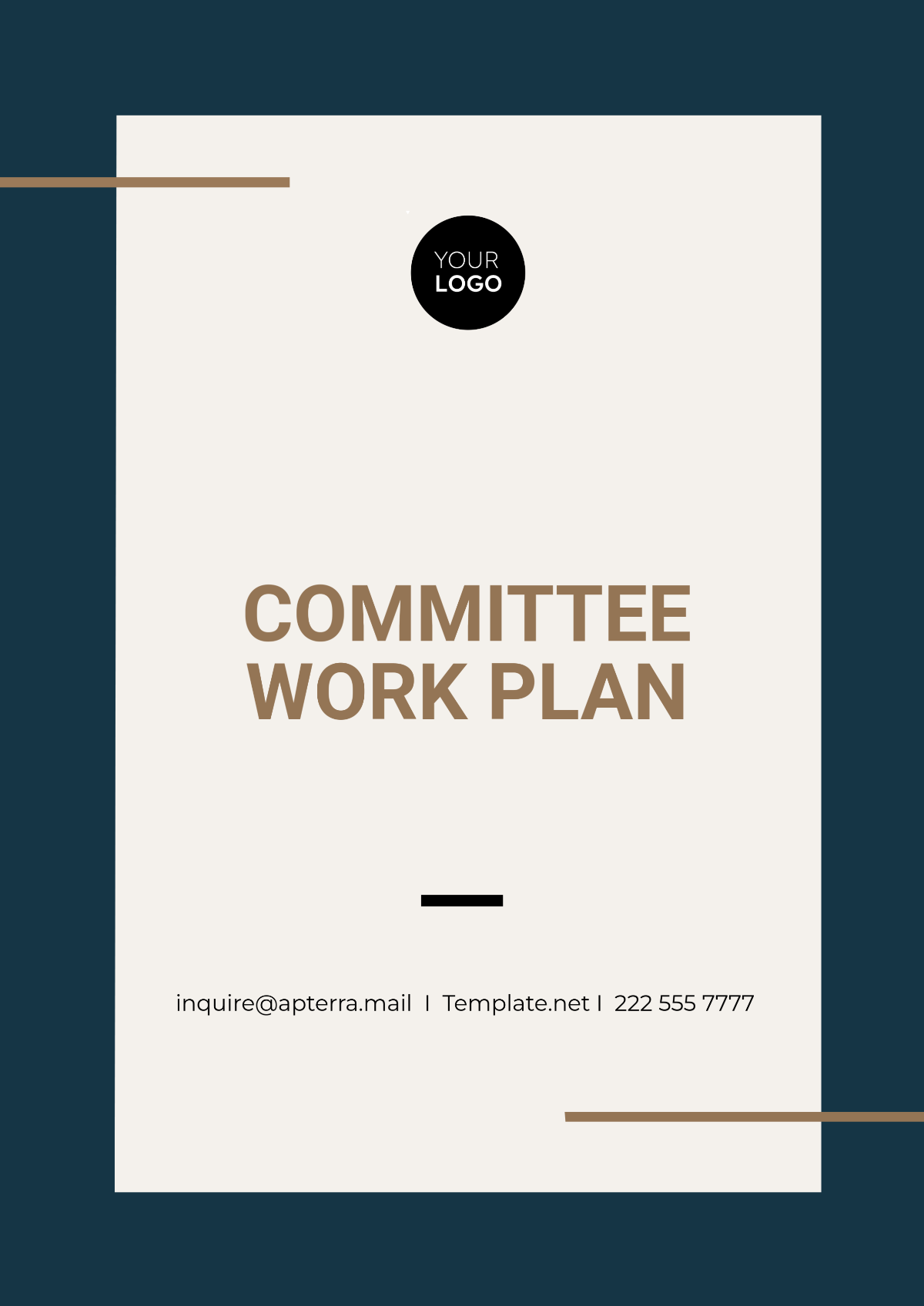 Committee Work Plan Template - Edit Online & Download