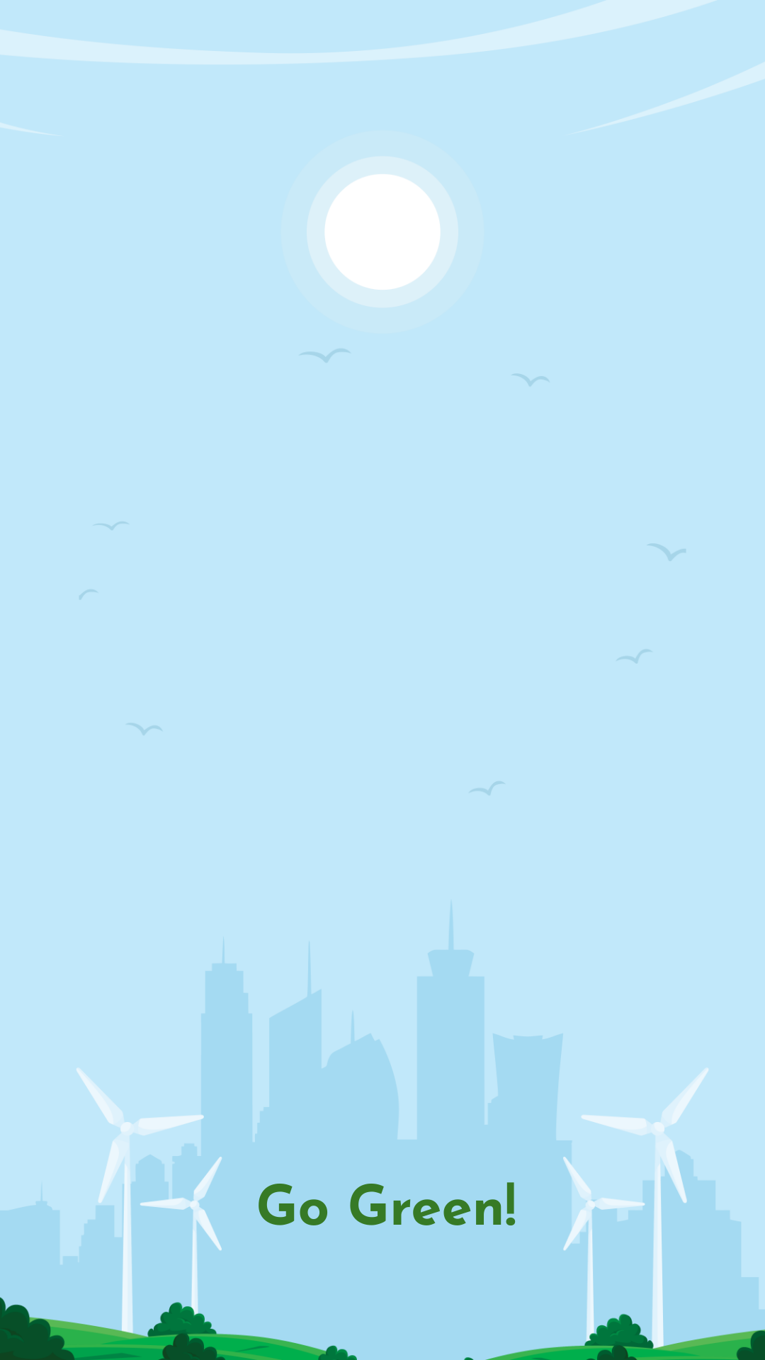Environment Phone Background Template