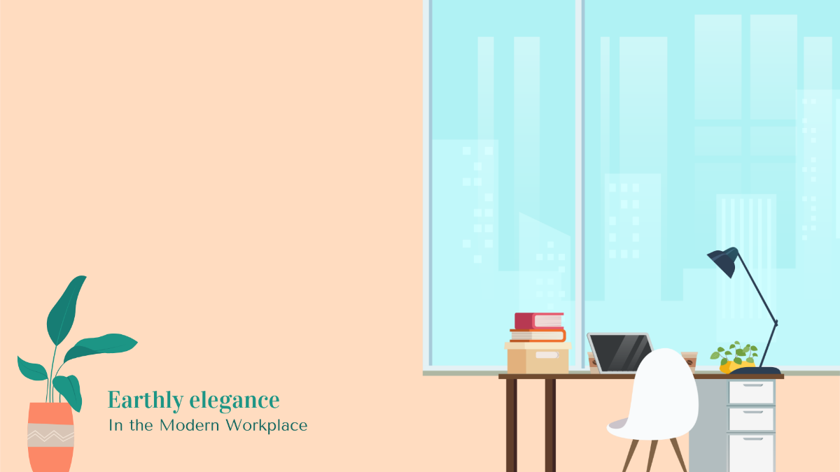Office Environment Background Template