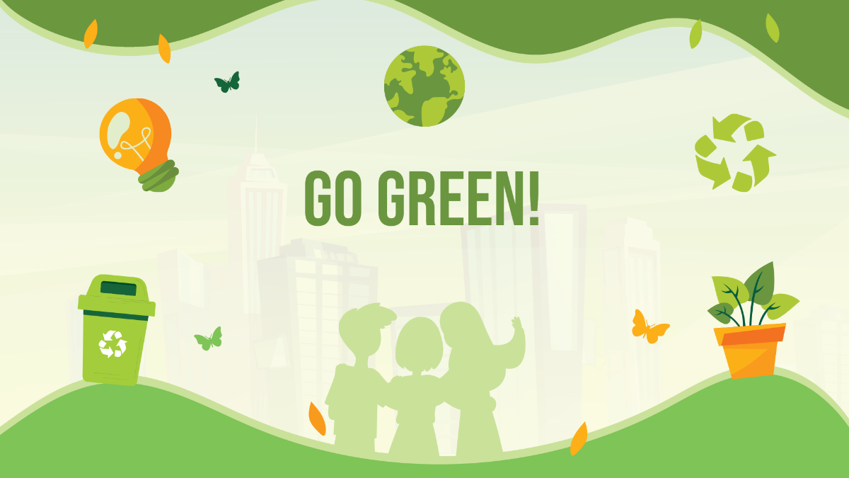 Eco Friendly Environment Background Template