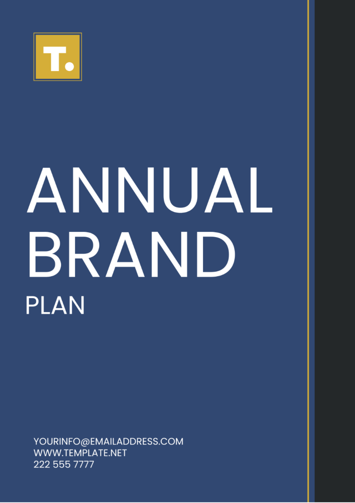 Free Annual Brand Plan Template