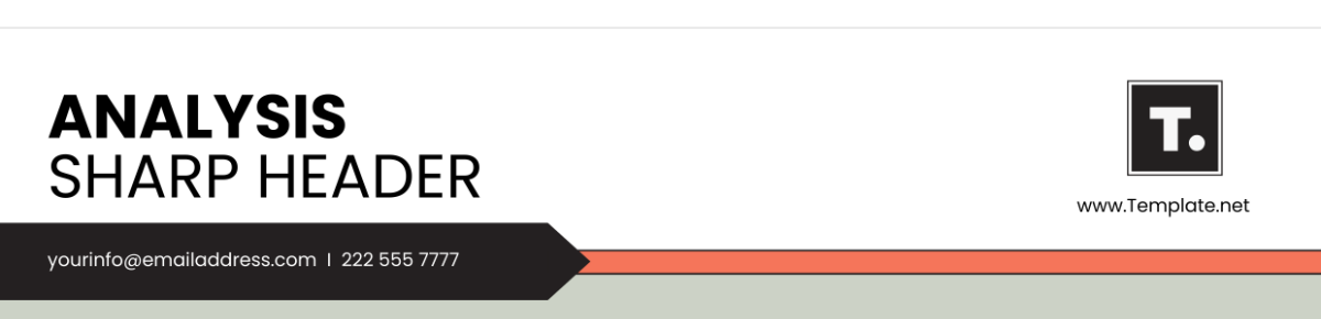 Analysis Sharp Header Template - Edit Online & Download