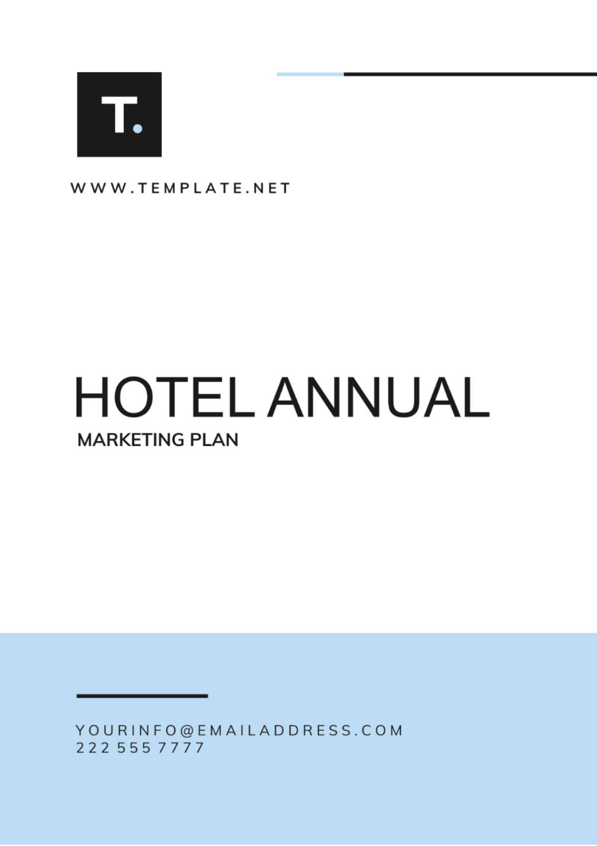Free Hotel Annual Marketing Plan Template