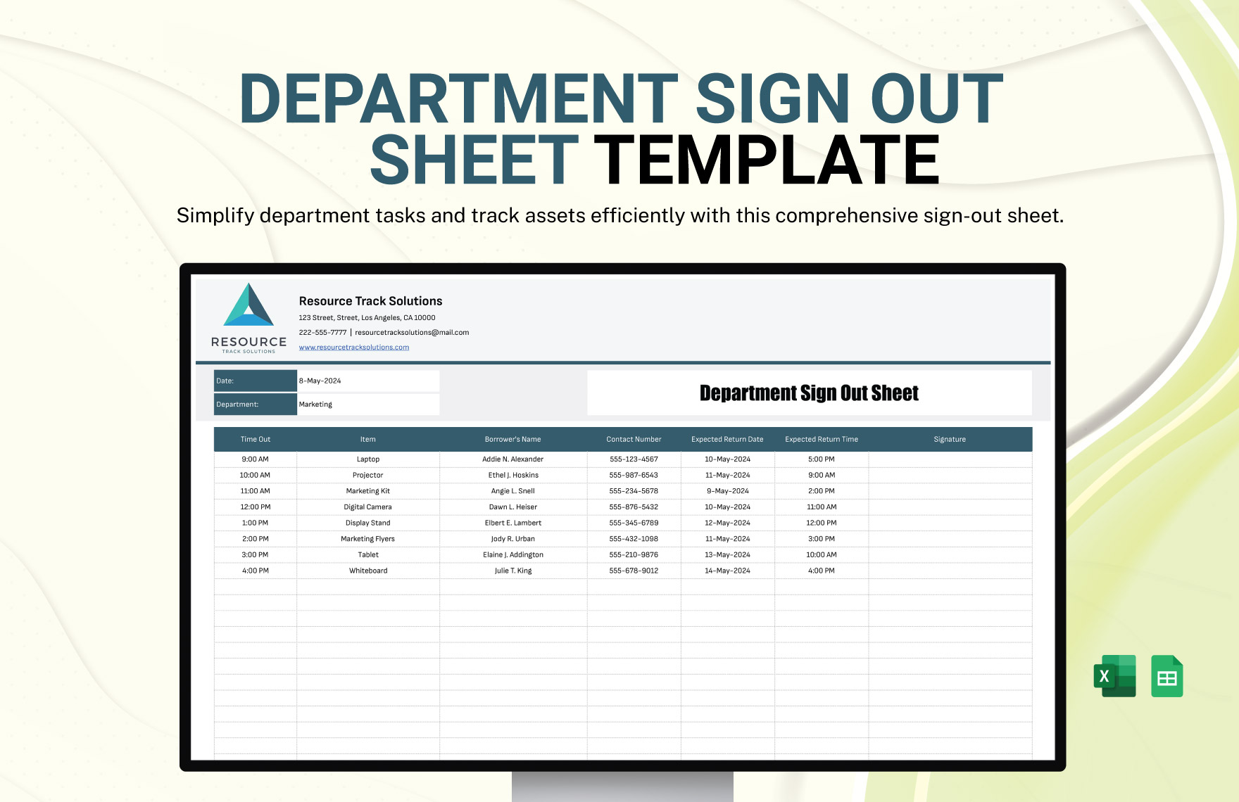 Free Tracker Sheet Templates Editable And Printable