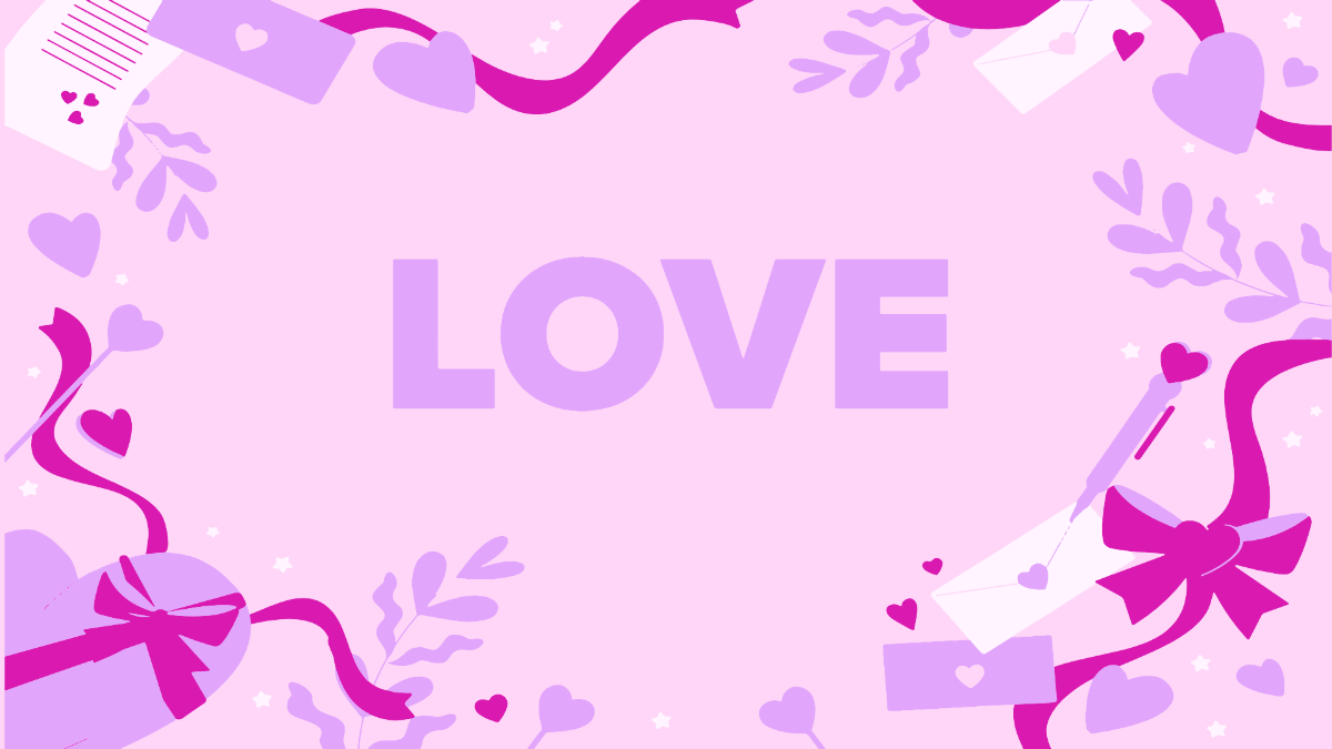 Purple Love Background