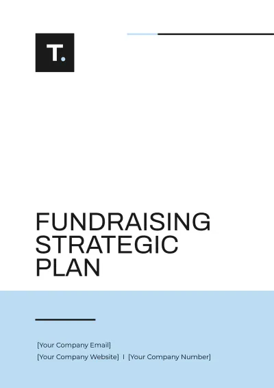 Free Fundraising Strategic Plan Template to Edit Online