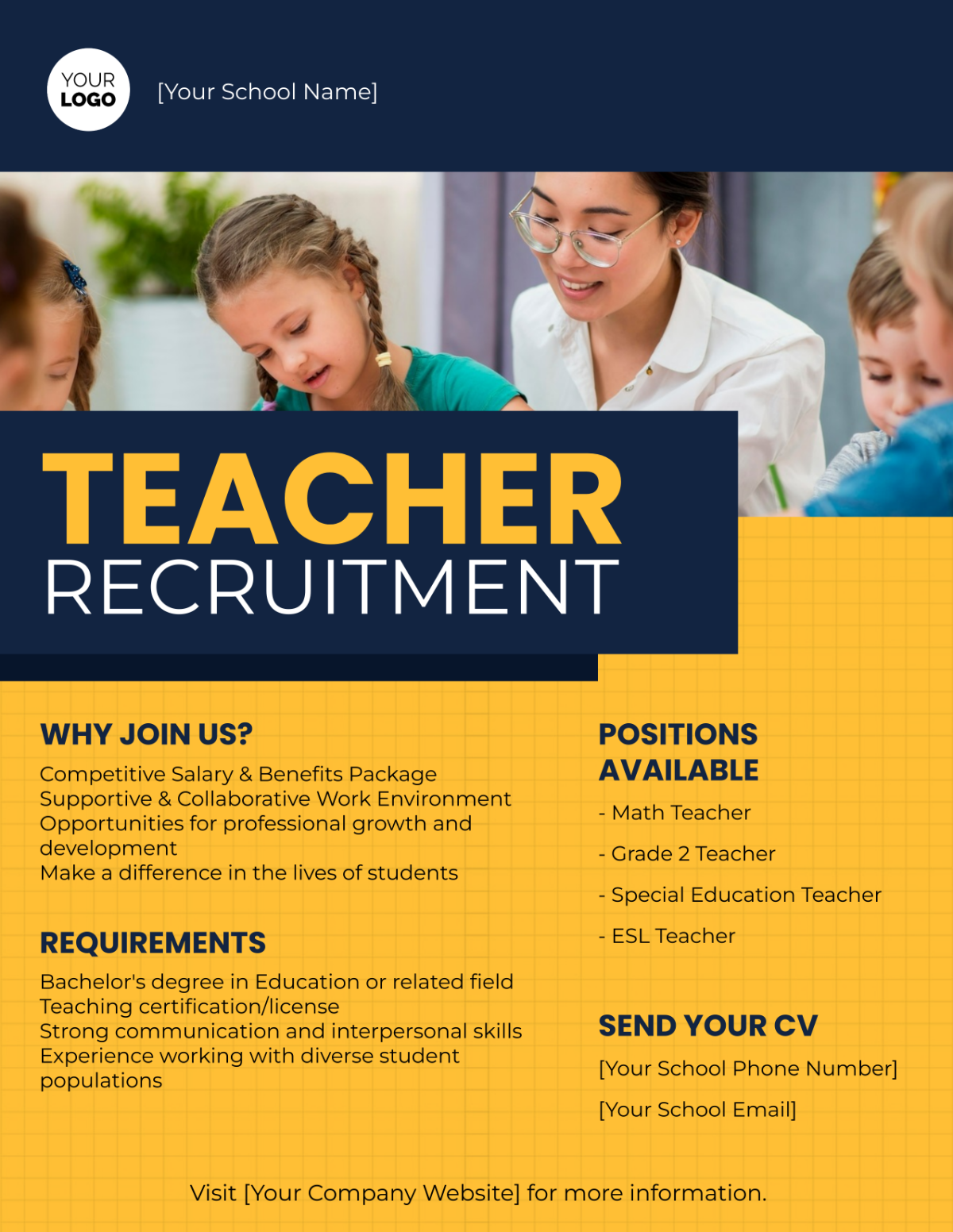 Teacher Recruitment Flyer