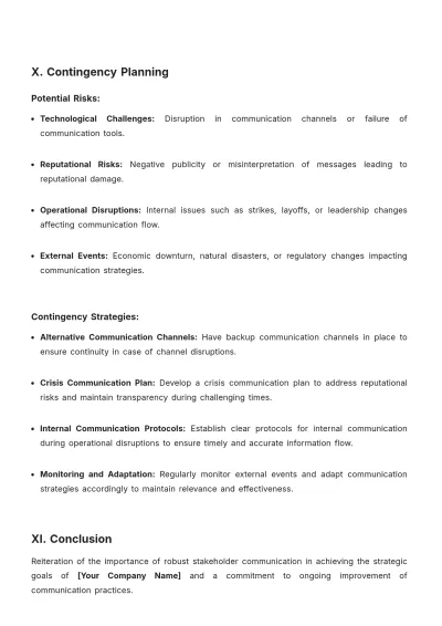Free High Level Strategic Plan Template to Edit Online