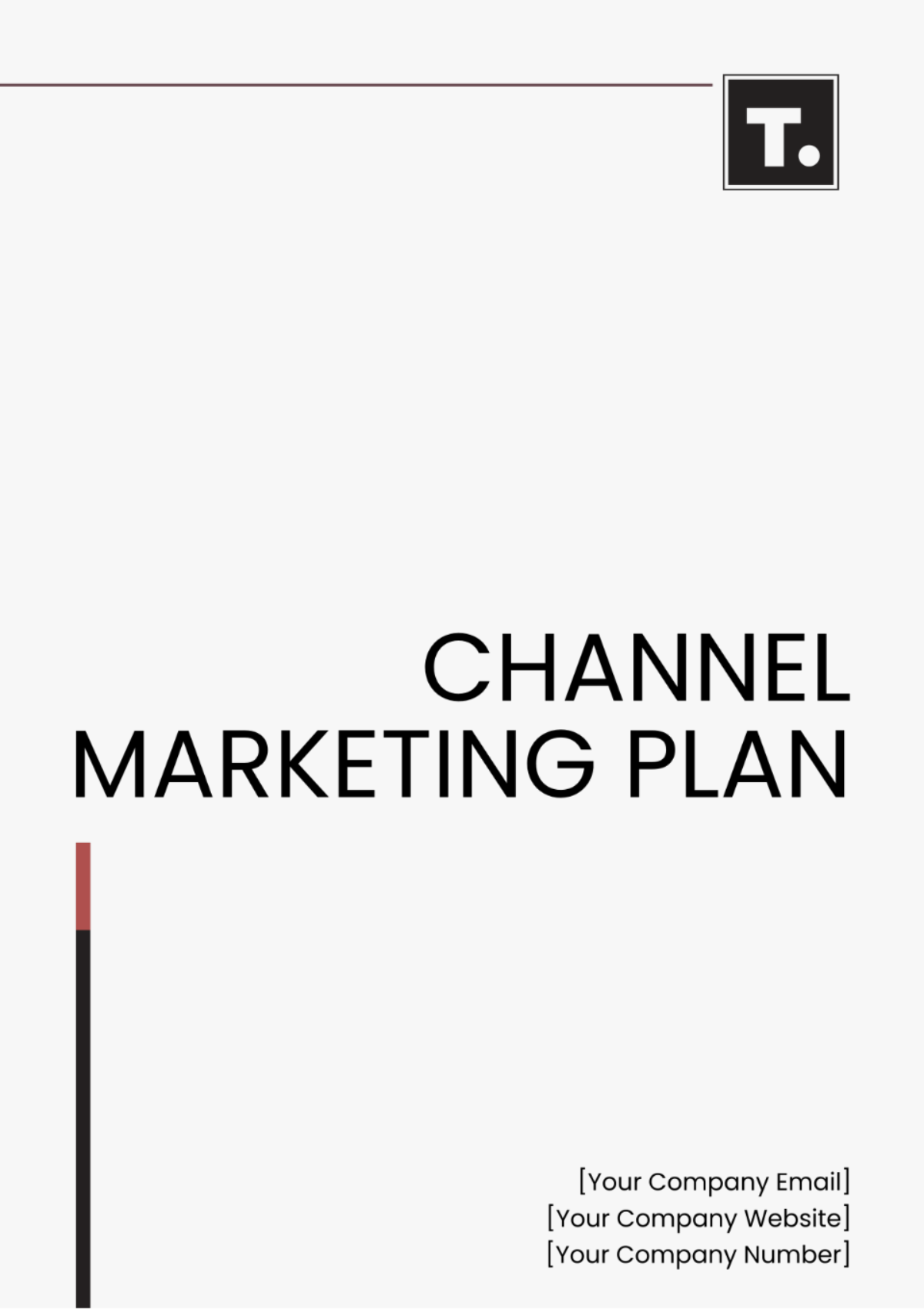 Channel Marketing Plan Template - Edit Online & Download