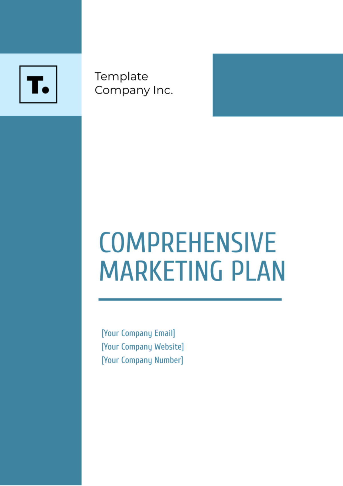 Free Comprehensive Marketing Plan Template - Edit Online & Download ...