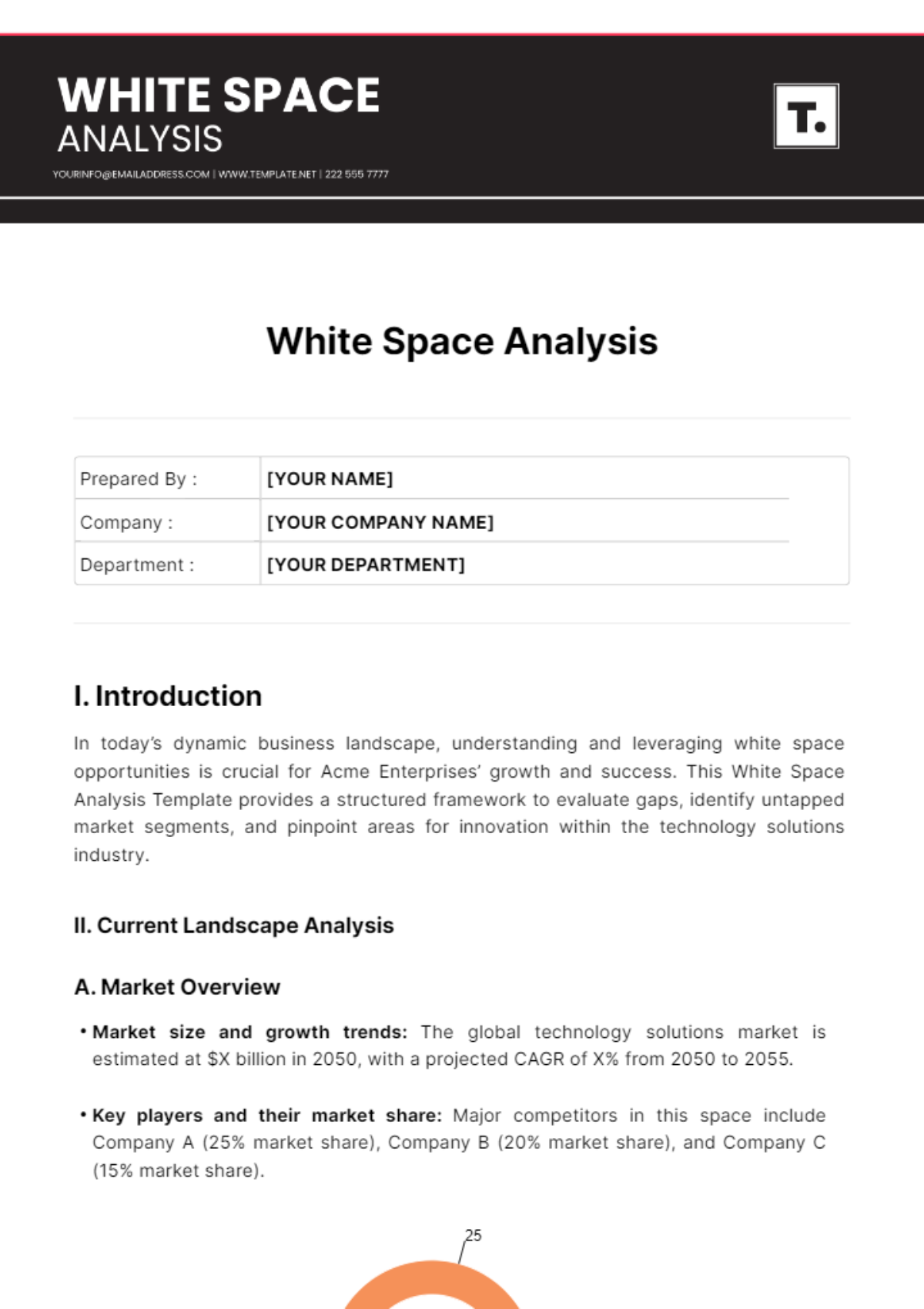 White Space Analysis Template