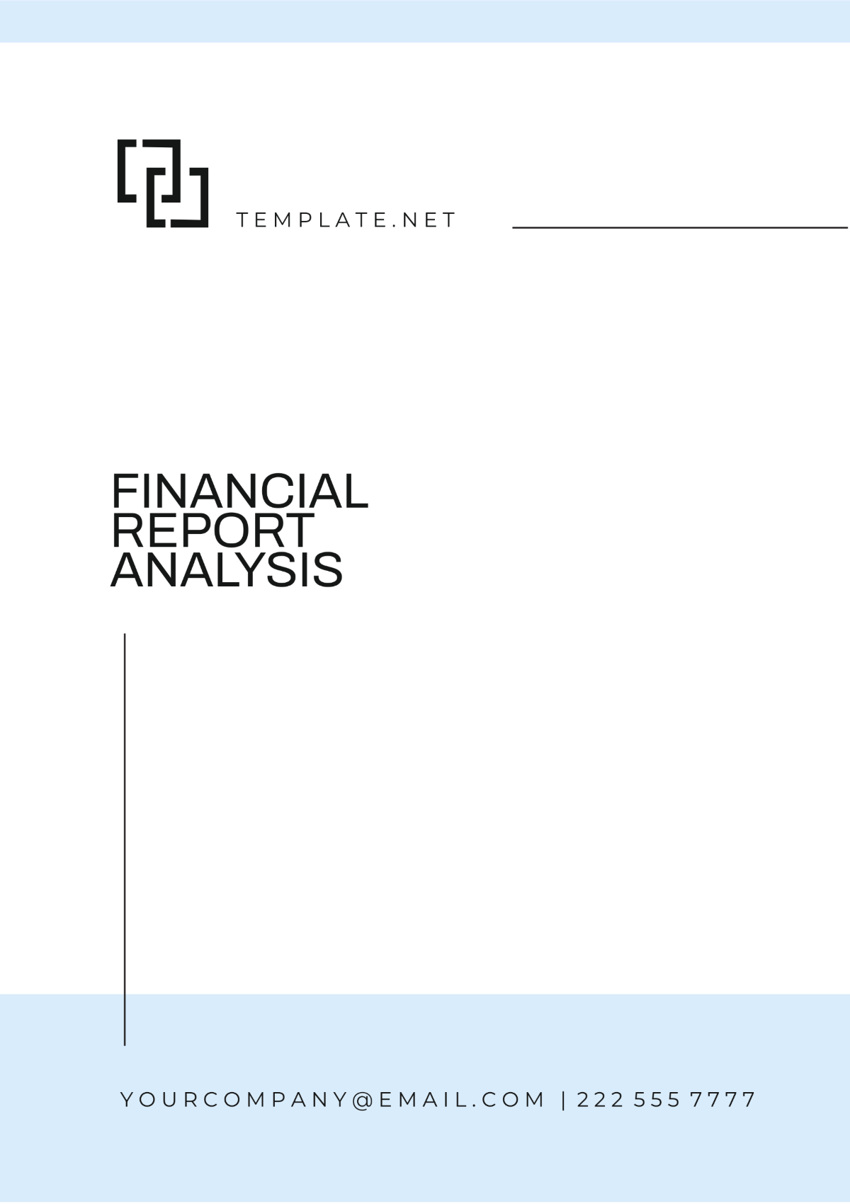 Financial Report Analysis Template