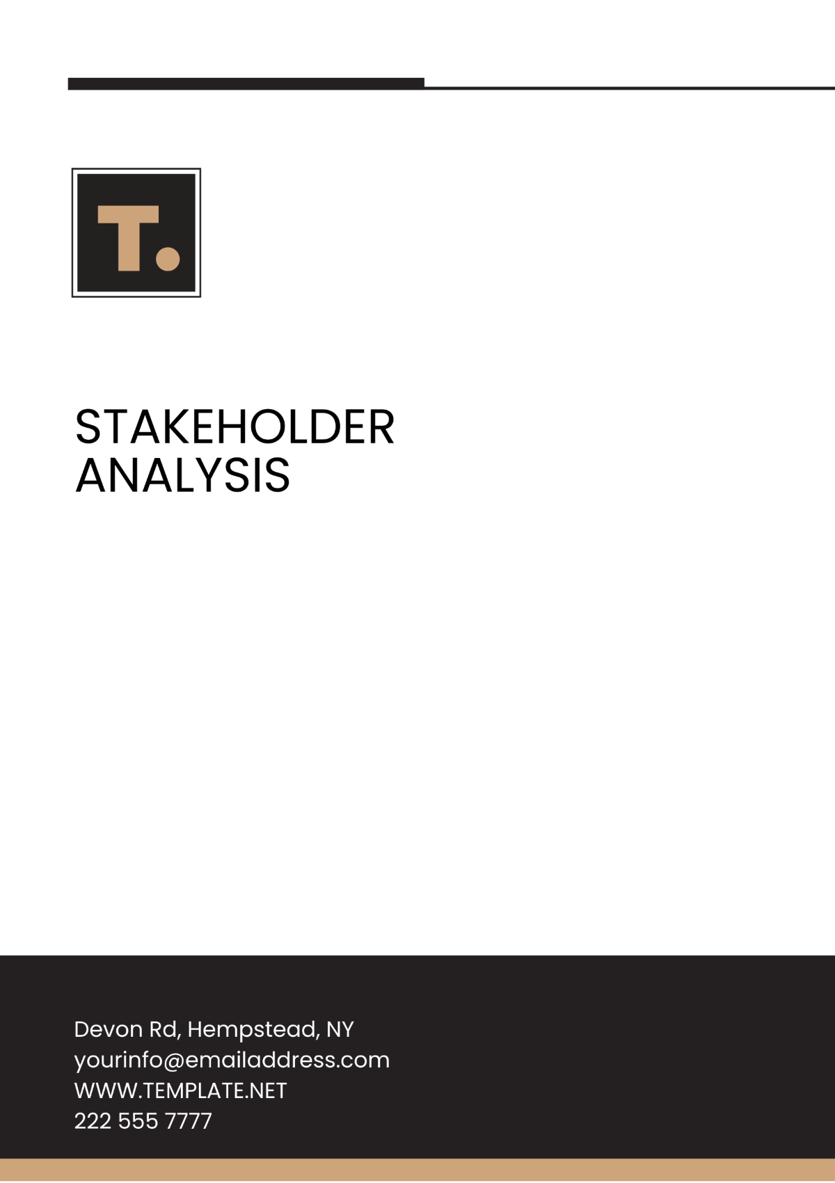 Stakeholder Analysis Template