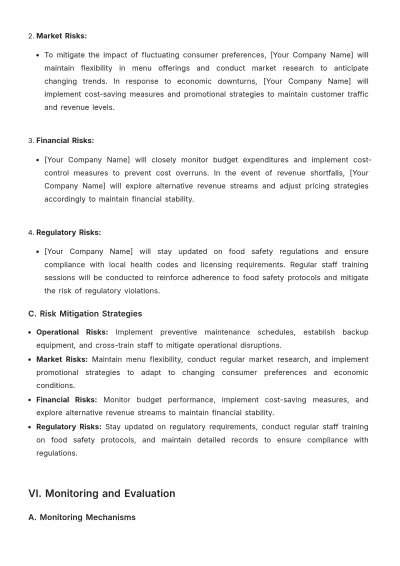 Free Restaurant Strategy Proposal Template to Edit Online