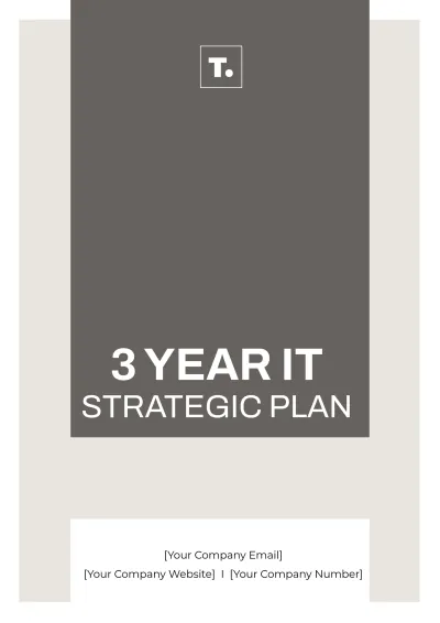 Free 3 Year IT Strategic Plan Template to Edit Online