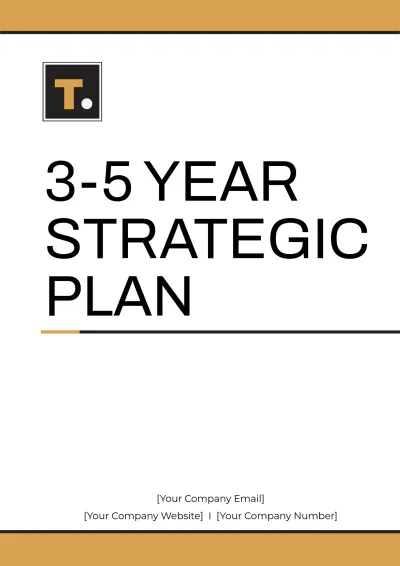 Free 3-5 Year Strategic Plan Template to Edit Online