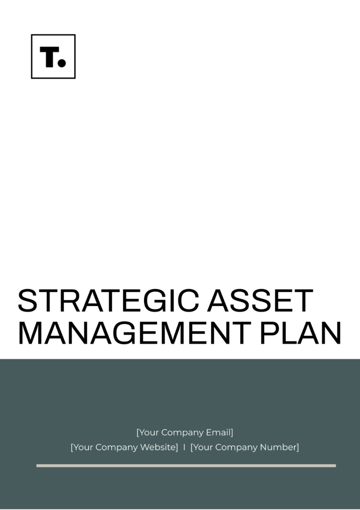 Strategic Asset Management Plan Template - Edit Online & Download