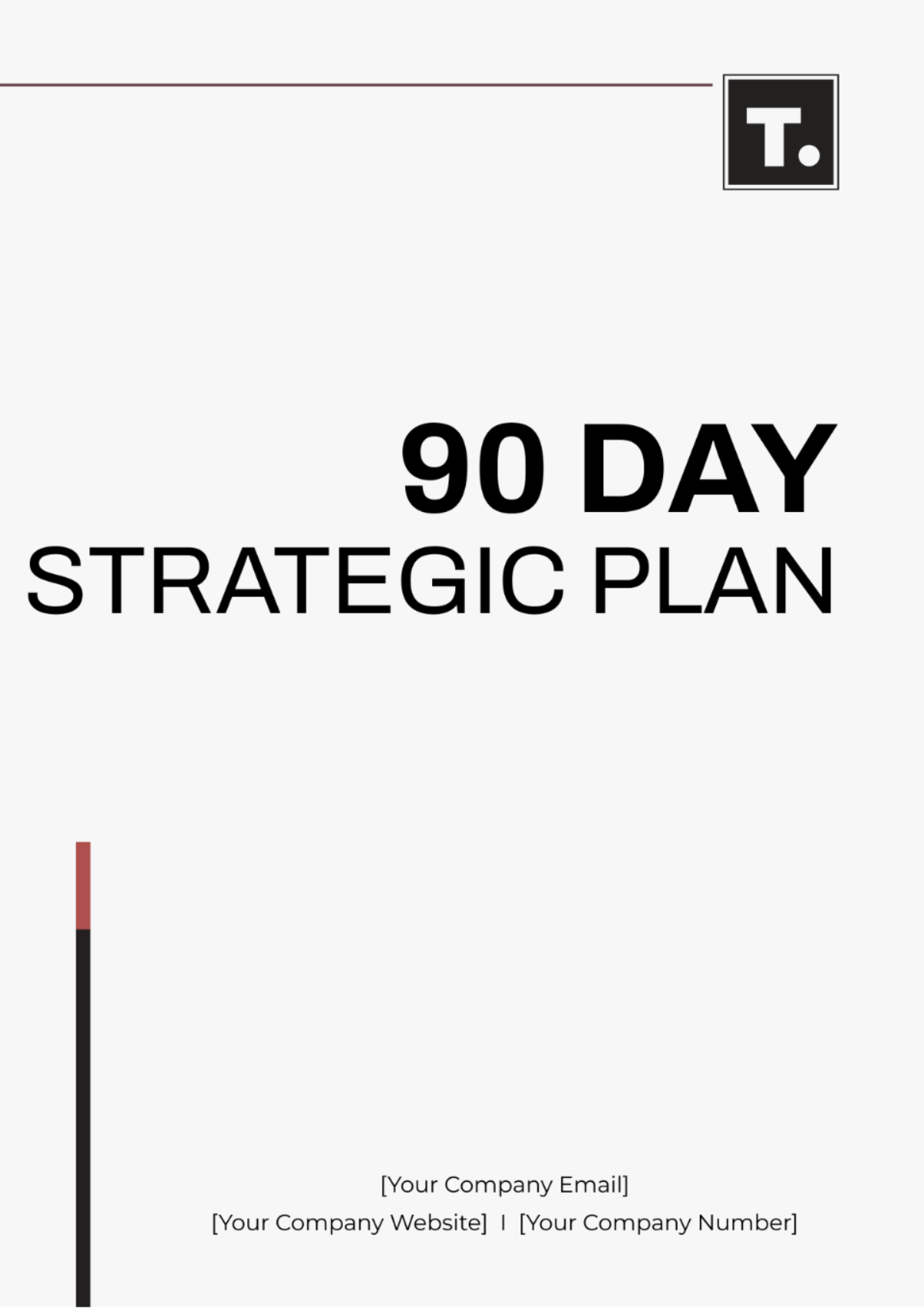 90 Day Strategic Plan Template - Edit Online & Download