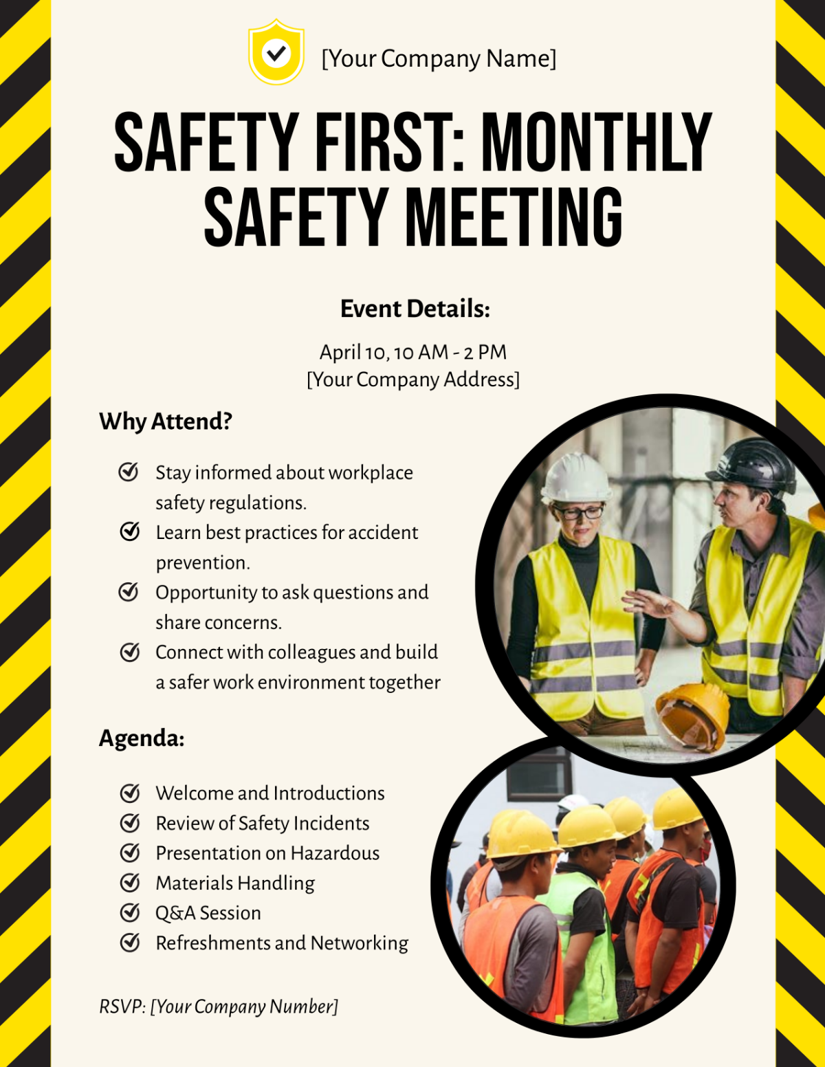 Safety Meeting Flyer