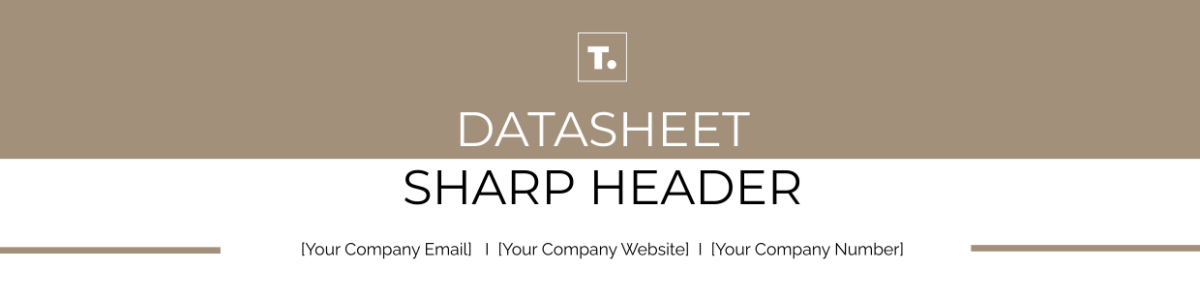 Datasheet Sharp Header