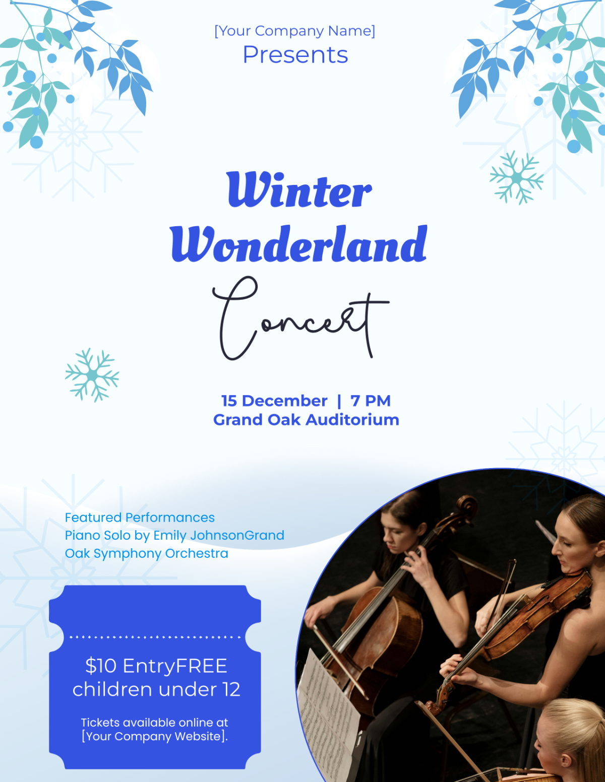 Winter Concert Flyer