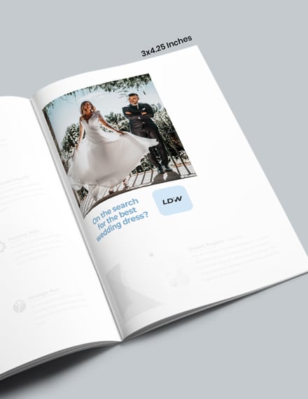 Sample Wedding Bridal Magazine Ads 