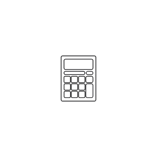 Monoline Accounting Icon