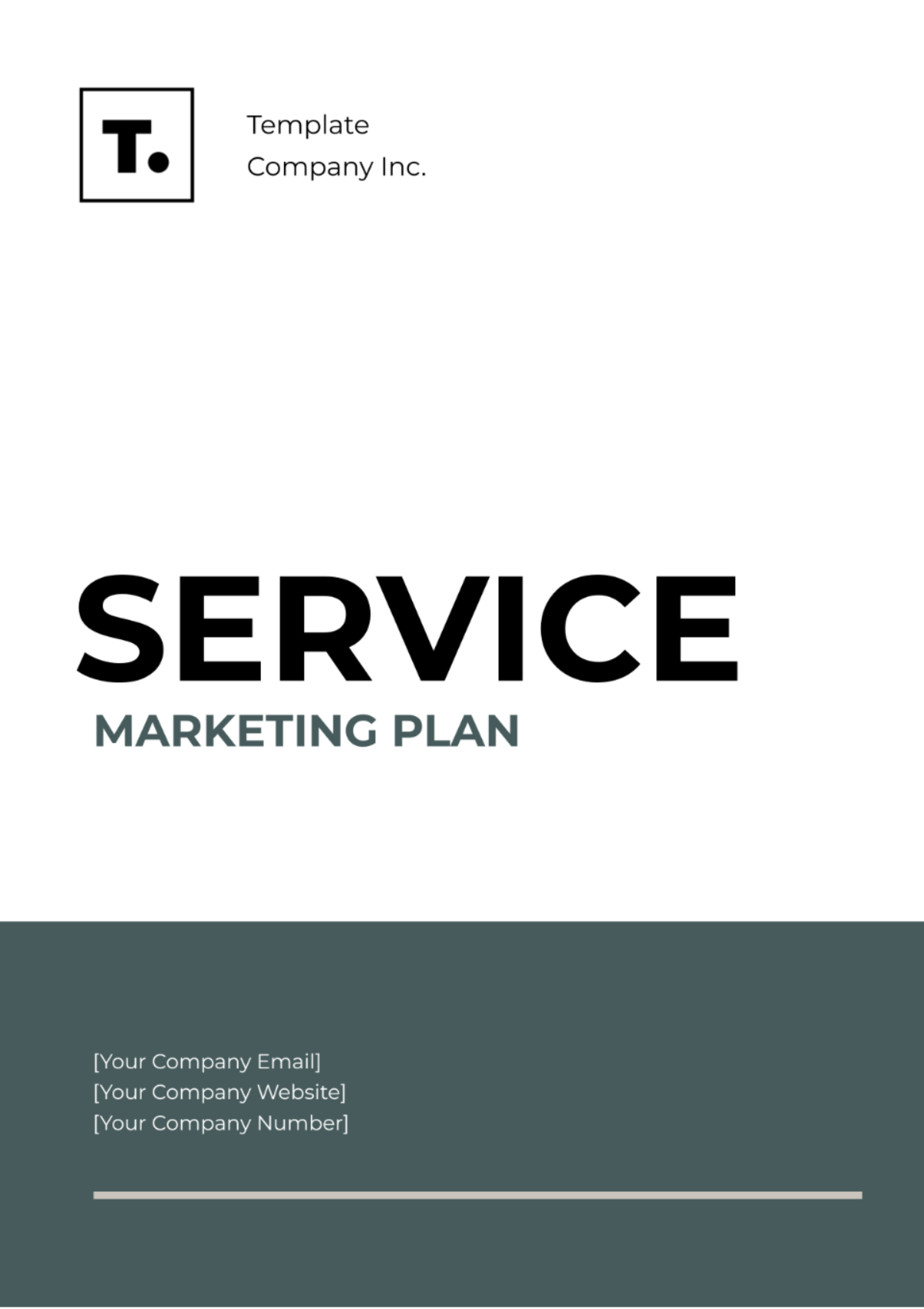 Service Marketing Plan Template - Edit Online & Download